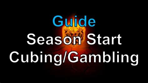 d3kadala|Season Start Level 1 Gambling & Cubing .